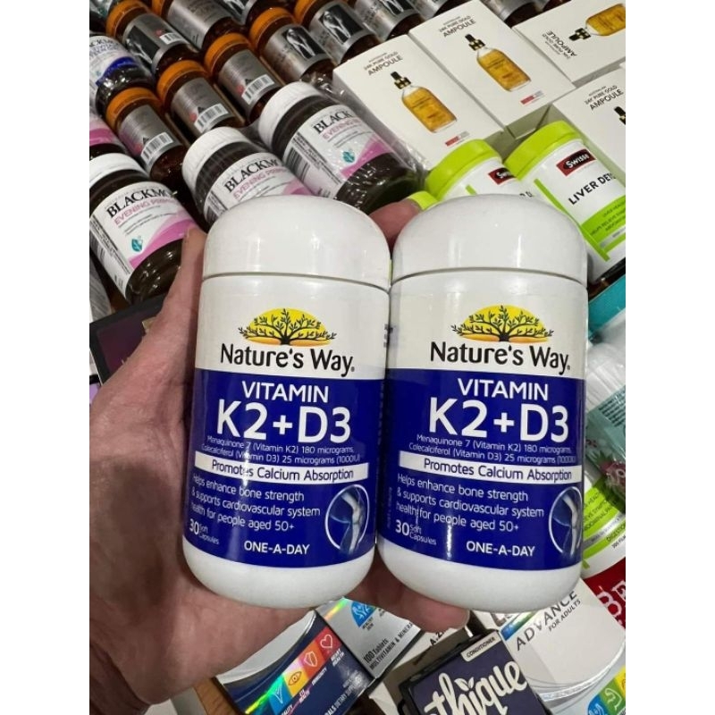 Viên Uống Nature’s Way OsteoK Vitamin K2 180mcg 30 Viên Shopee
