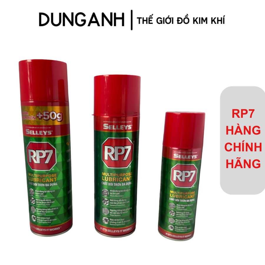 RP7 chính hãng, bình xịt tẩy rỉ đa năng các loại 150G, 300G, 350G ...
