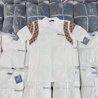 ÁO THUN CỔ TRỤ PHỐI 2 VIỀN HỌA TIẾT SIÊU ĐẸP THÊU CHỮ MENSWEAR