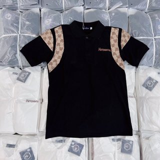 ÁO THUN CỔ TRỤ PHỐI 2 VIỀN HỌA TIẾT SIÊU ĐẸP THÊU CHỮ MENSWEAR