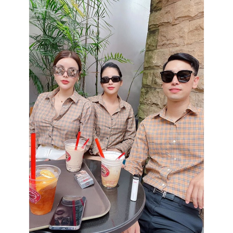 ⚡️[Hight Quality] Áo Sơ Mi Bbr Kẻ Sọc Vàng - Check Họa Tiết Kẻ Tăm Nhỏ Cao Cấp - Qccc Hottrend Full Túi Tag