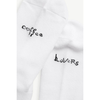 Tất / Vớ Dài RT Cotton Thêu Chữ Coffee Lovers Freesize - RT 10S24SOC004R1