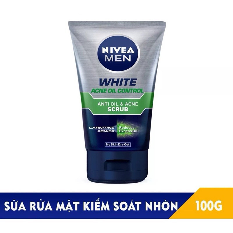 Sữa Rửa Mặt Nam,sữa rửa mặt, Nivea Men 100g