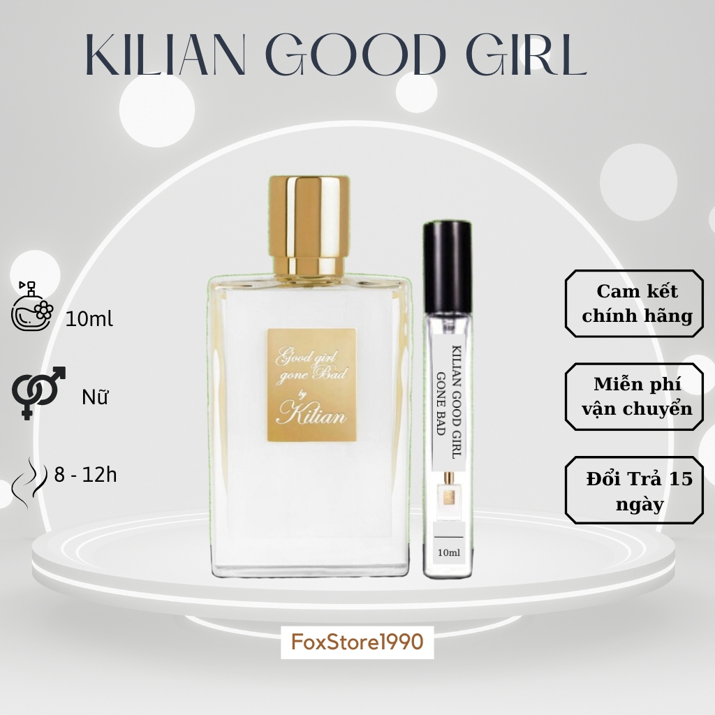 Nước Hoa Nữ Rắn Trắng Kilian Good Girl Gone Bad Chiết 10ml - FoxStore ...