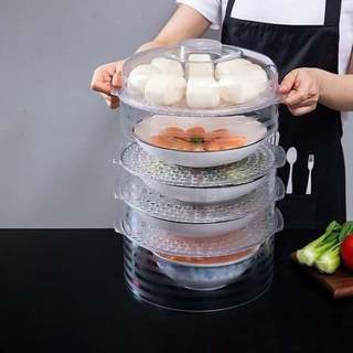 Lồng bàn đa tầng giữ nhiệt  bảo quản đồ ăn nhà bếp , Lồng bàn đậy thức ăn 5 tầng nhựa Việt Nhật 2676
