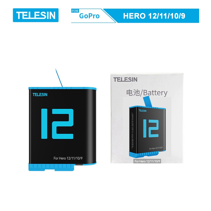 Pin TELESIN cho camera hành động GOPRO HERO 9, GOPRO HERO 10, GOPRO ...