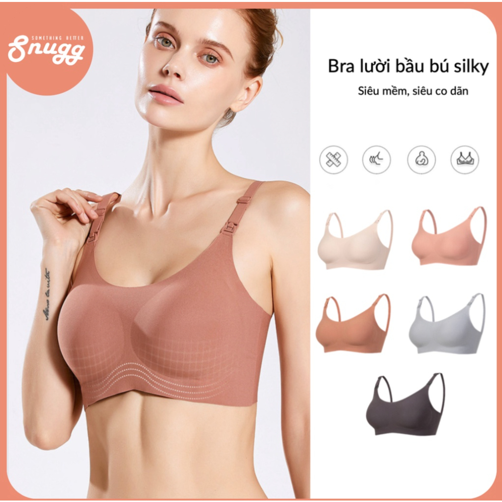 Áo ngực lười bầu bú Silky Snugg chính hãng Freesize