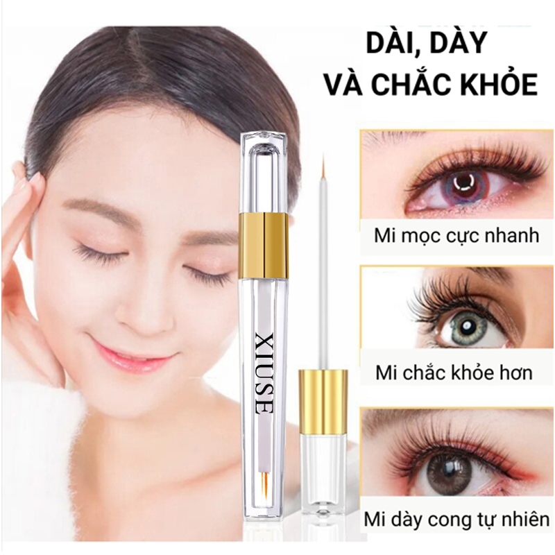 XIUSE Serum dưỡng lông mi,lông mày,tăng trưởng nhanh,dày và cong tự nhiên,dưỡng ẫm từ bên trong,ngăn ngừa gãy rụng