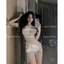 BR2 Set nội y,Linger cosplay sexy, bộ đồ lót lọt khe kèm dây đai kẹp tất sang chảnh BR2