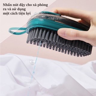 bàn chải vệ sinh có ngăn đựng xà phòng,bàn chải cọ lông mềm thế hệ mới