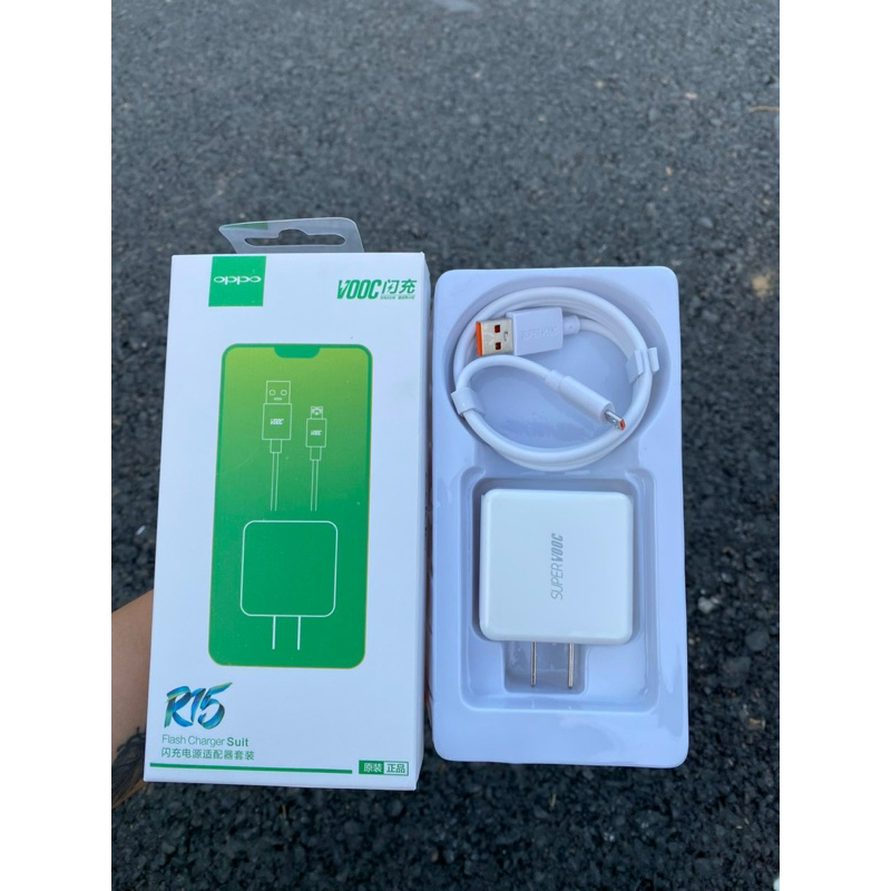 Bộ sạc Oppo Super Vooc R15 chân micro | Shopee Việt Nam
