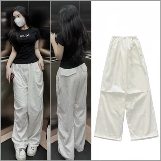 Quần KAKI ỐNG RỘNG unisex BIGSIZE 80kg, quần dài form rộng phù hợp cả nam nữ 45-80kg MA144