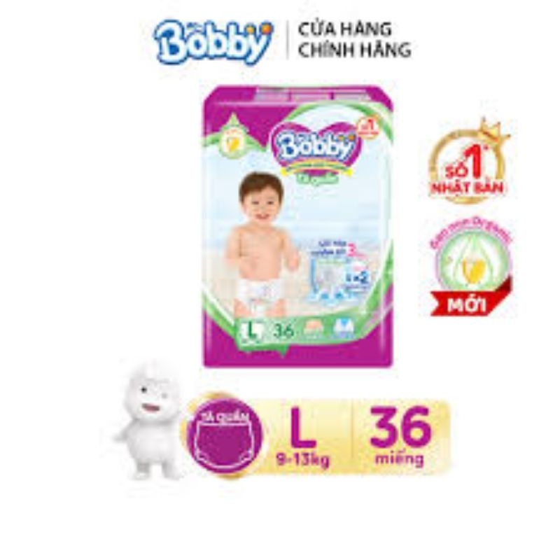 [Tặng 4 miếng hoặc 2 miếng tùy size]Tã Quần Bobby XXXL29/L36 /XXL28/ XXXL22