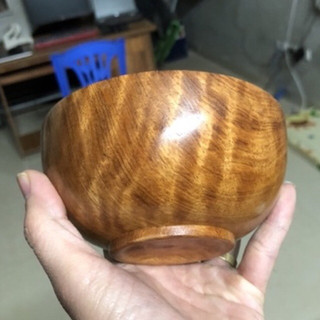 Bát gỗ hương ta hàng tuyển kích cỡ 11,5x5,5 cm