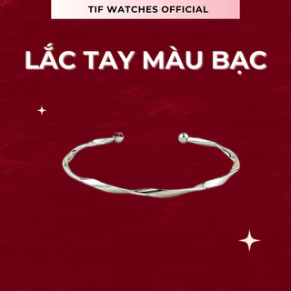 Vòng Đeo Tay Nữ AMELIE Tif Watches Lắc Tay Nữ Hợp Kim Thép Mạ Bạc