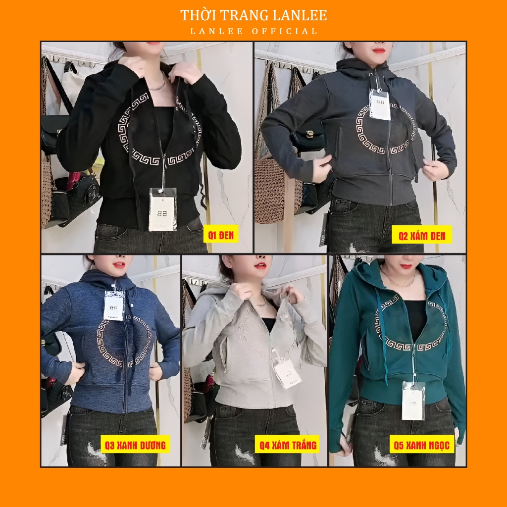 Áo Chống Nắng Nữ 𝗟𝗮𝗻𝗹𝗲𝗲 𝗙𝗮𝘀𝗵𝗶𝗼𝗻 Mã Q