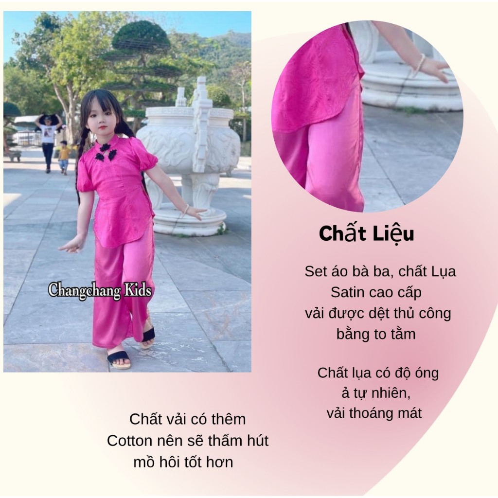 SALE SALE set bà ba CHANGCHANGKIDS cho mẹ và bé 3,4,5,6,7,8,9,10,12,13,14,15 tuổi