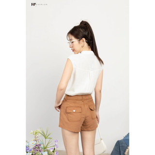 Quần Short Kaki JP Fashion Kiểu Dáng Năng Động, Lưng Cạp Cao, Quần Đùi Ống Rộng Basic Mix Nhiều Phong Cách 15009682