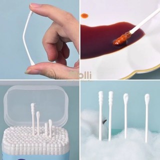 Tăm bông trẻ em Molli kháng khuẩn cho bé từ sơ sinh ngoáy tai, mũi