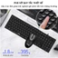 Combo bàn phím chuột chính hãng DEIOG DY-912 full size 104 key gõ phím nhanh công nghệ IPX7