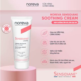 Kem dưỡng và làm dịu da nhạy cảm Noreva Sensidiane Light Soothing Cream 40 ml