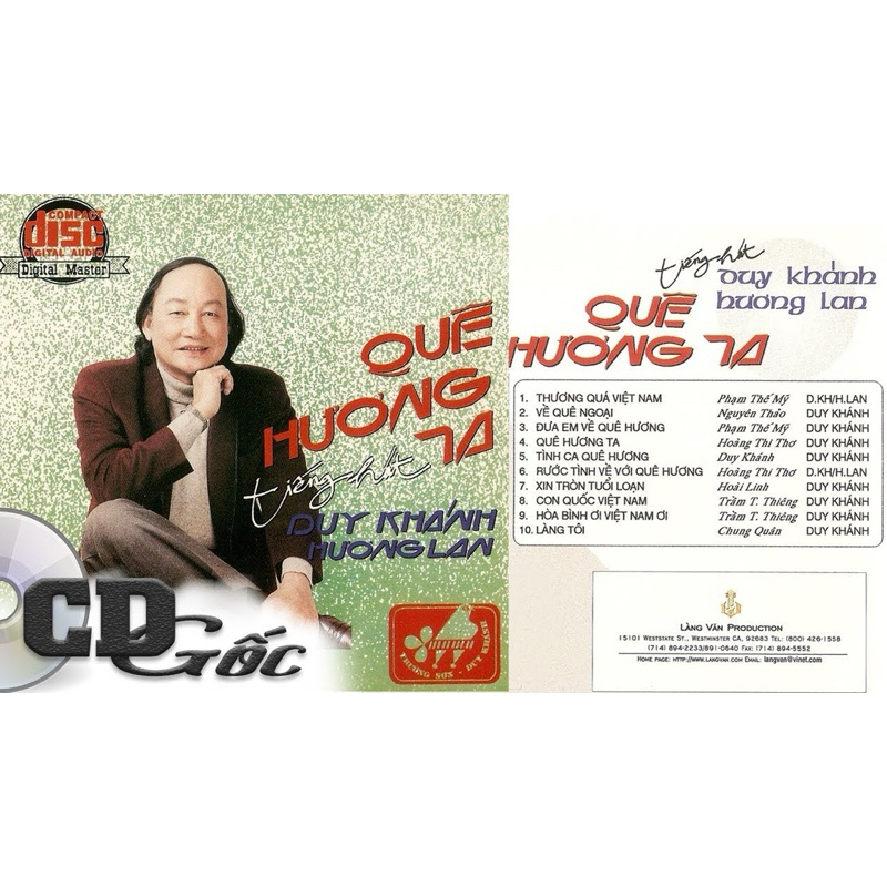 Băng Cassette Duy Khánh - Quê Hương Ta
