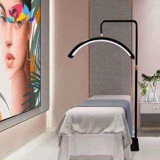 LASHES SUPPLY đèn nối mi - spa - chụp ảnh bán nguyệt 3 màu ánh sáng cảm ứng dùng cho spa makeup phun xăm,trang điểm