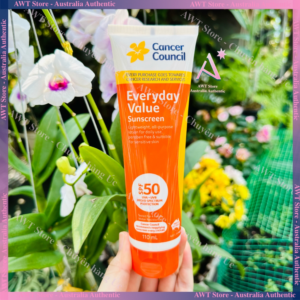 [Hàng Úc] Kem chống nắng Cancer Council Ultra, Active, Sensitve, Everyday value, Sport SPF50