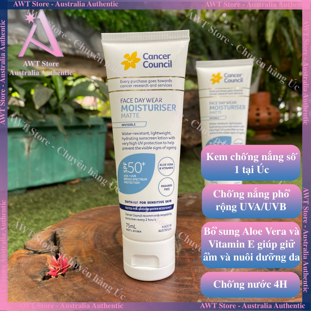[Hàng Úc] Kem chống nắng Cancer Council Ultra, Active, Sensitve, Everyday value, Sport SPF50