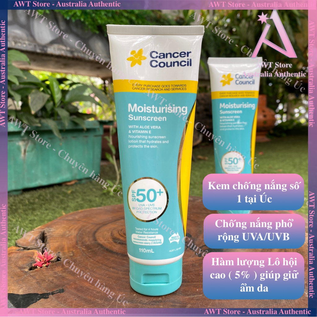 [Hàng Úc] Kem chống nắng Cancer Council Ultra, Active, Sensitve, Everyday value, Sport SPF50