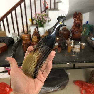 Lược Sừng Trâu xuất Khẩu Hàn Hàng Cao Cấp Giảm Sơ Rụng Tóc Chống Chẻ Ngọn