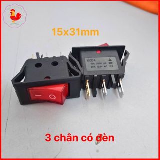 Công Tắc bập bênh KCD 16A/250V 4Pin 31x15mm