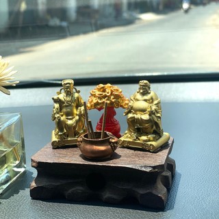 Bàn Thờ Thần Tài Thổ Địa Mini May Mắn Tài Lộc Cho Xe Ô Tô