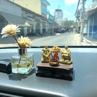 Bàn Thờ Thần Tài Thổ Địa Mini May Mắn Tài Lộc Cho Xe Ô Tô