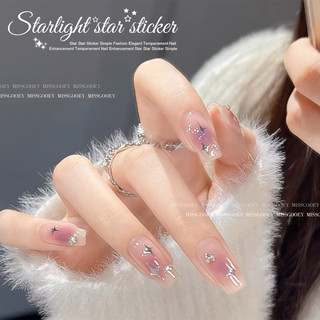 Sticker nail dán móng tia chớp ngôi sao