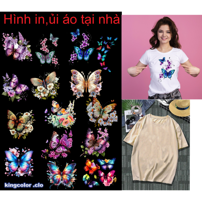 [Hình ủi,ep nhiệt]-Hình HOA BƯƠM ỦI ÁO-Uỉ áo trực tiếp tại nhà bằng bàn lầ bàn ủi đơn giản tiện ích-THEO YÊU CẦU INBOX