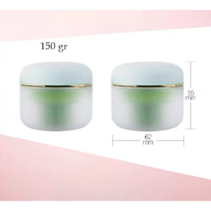 Hũ Đựng Kem Body 150g Nhựa PET Nắp Vàng Đựng Mỹ Phẩm Mẫu Thử