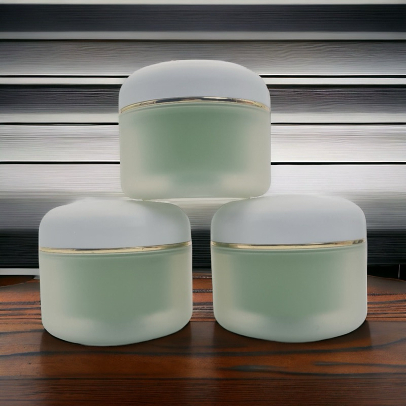 Hũ Đựng Kem Body 150g Nhựa PET Nắp Vàng Đựng Mỹ Phẩm Mẫu Thử