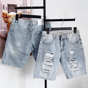 Quần Short nam, Không Co Dãn, vải Jean Cotton, Đơn Giản, Năng Động, dễ phối đồ __________