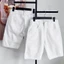 Short Jean Cotton Nam trơn màu trắng có size lớn [tnhung]