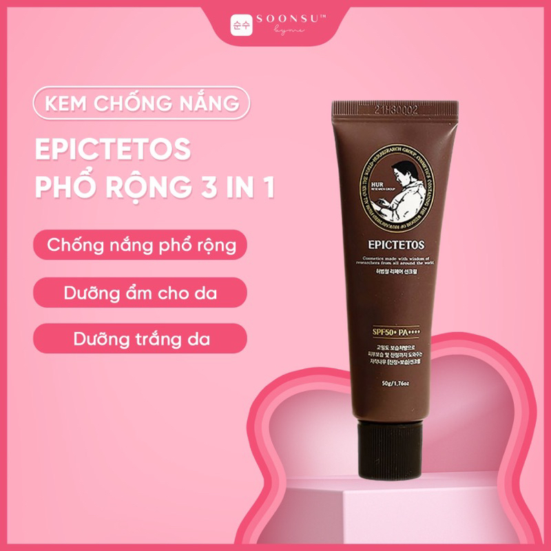 [EPICTETOS] Kem Chống Nắng Phổ Rộng Epictetos 3 Trong 1 Chiết Xuất Nhựa ...