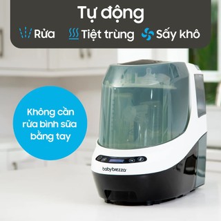 Máy rửa bình sữa Baby Brezza Pro cho bé, máy tiệt trùng sấy khô hơi nước - BH CHÍNH HÃNG