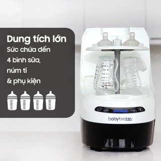Máy rửa bình sữa Baby Brezza Pro cho bé, máy tiệt trùng sấy khô hơi nước - BH CHÍNH HÃNG