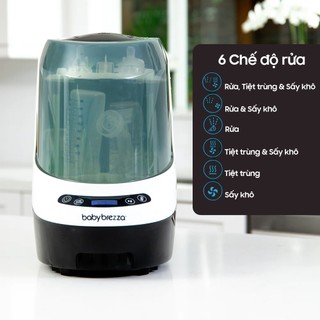 Máy rửa bình sữa Baby Brezza Pro cho bé, máy tiệt trùng sấy khô hơi nước - BH CHÍNH HÃNG