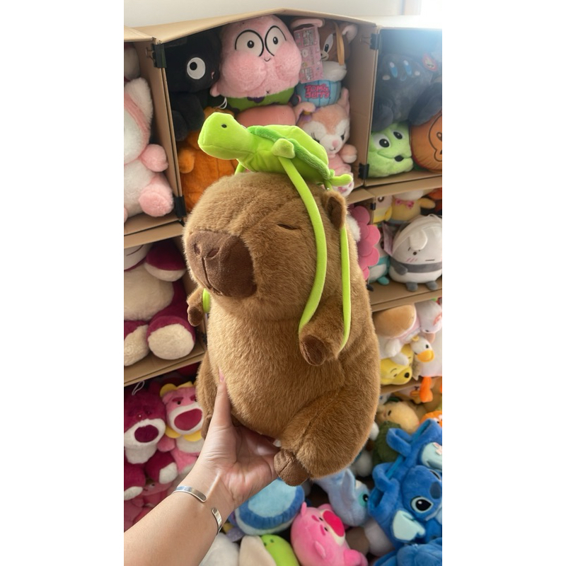 Gấu bông Capybara chuột lang nước, capybara chảy mũi, capybara balo rùa ...