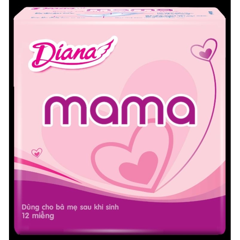 1 Băng vệ sinh Diana mama12 miếng/quần L-XL5 miếng