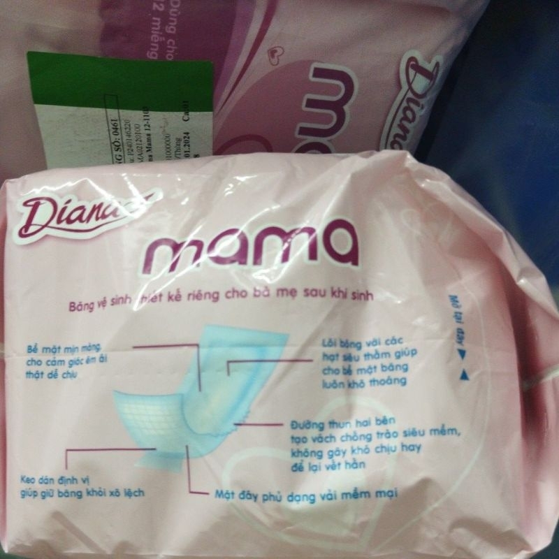 1 Băng vệ sinh Diana mama12 miếng/quần L-XL5 miếng