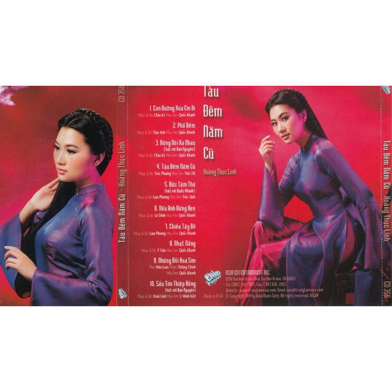Băng Cassette Hoàng Thục Linh - Tàu Đêm Năm Cũ