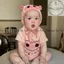 Bộ bodysuit cover ikii các loại CON VẬT kèm mũ tặng tất/ vớ cho bé sơ sinh, bé trai, bé gái HÀN QUỐC