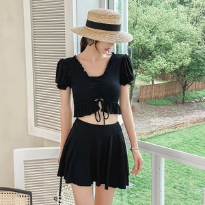 Bộ Đồ Bơi Hai Mảnh Dạng Chân Váy Nữ Tính